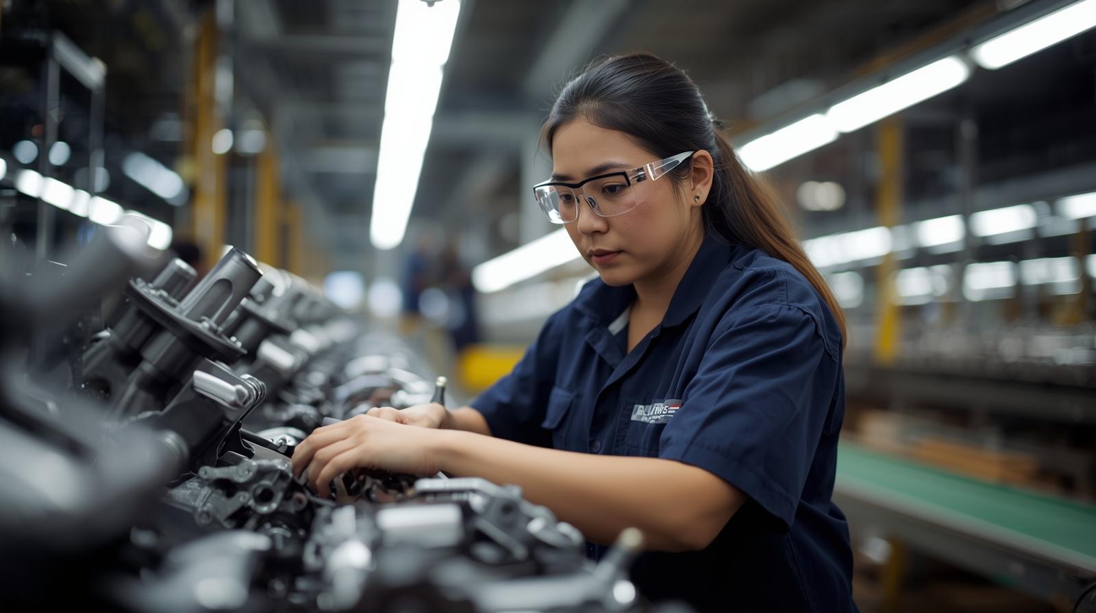 【派遣】自動車部品製造スタッフ@広島県佐伯区湯来町 送迎バスあり